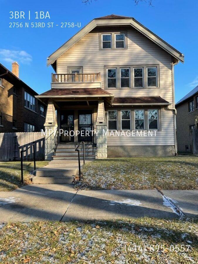 Apartment for rent at 2756 N 53rd St #U, Milwaukee, WI 53210