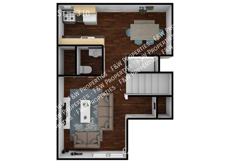 Townhouse for rent at 1001 E Rich St #310, Columbus, OH 43205