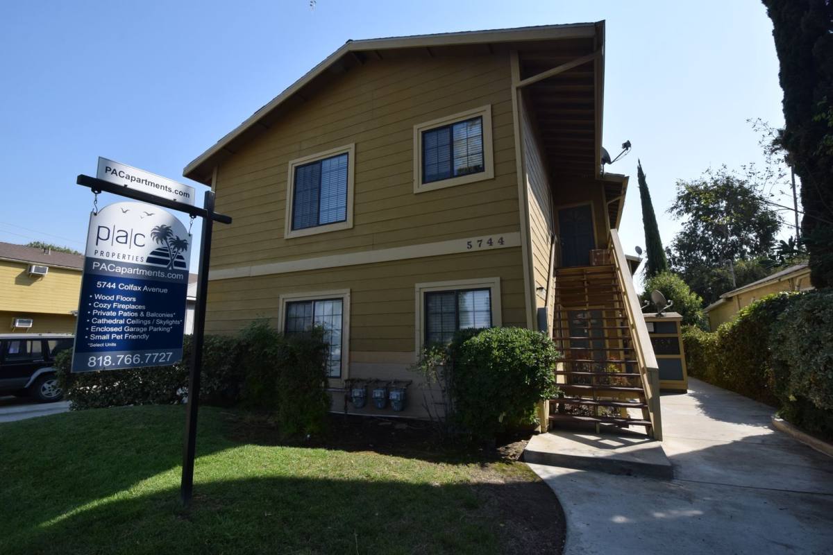 Apartment for rent at 5744 Colfax Ave, North Hollywood, CA 91601