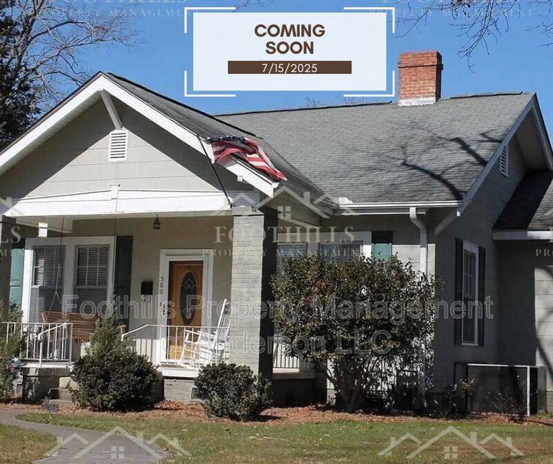 House for rent at 500 N St, Anderson, SC 29621