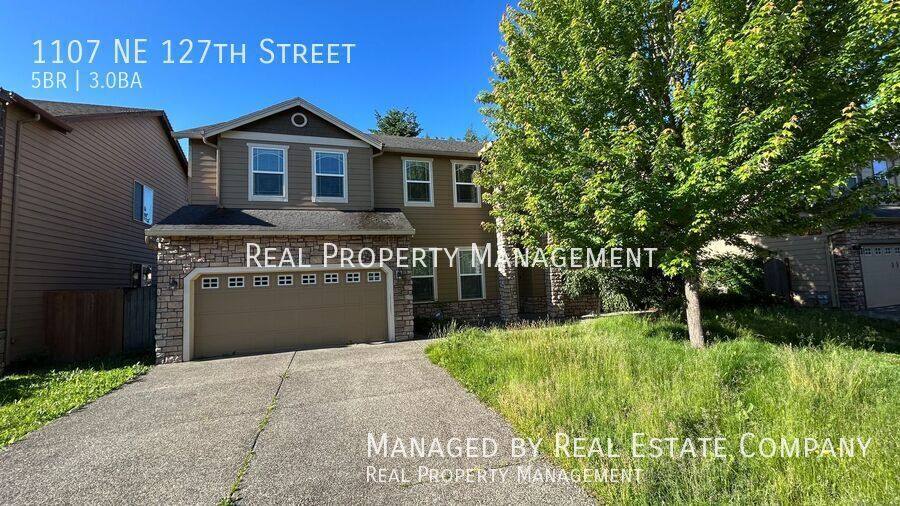 House for rent at 1107 NE 127th St, Vancouver, WA 98686