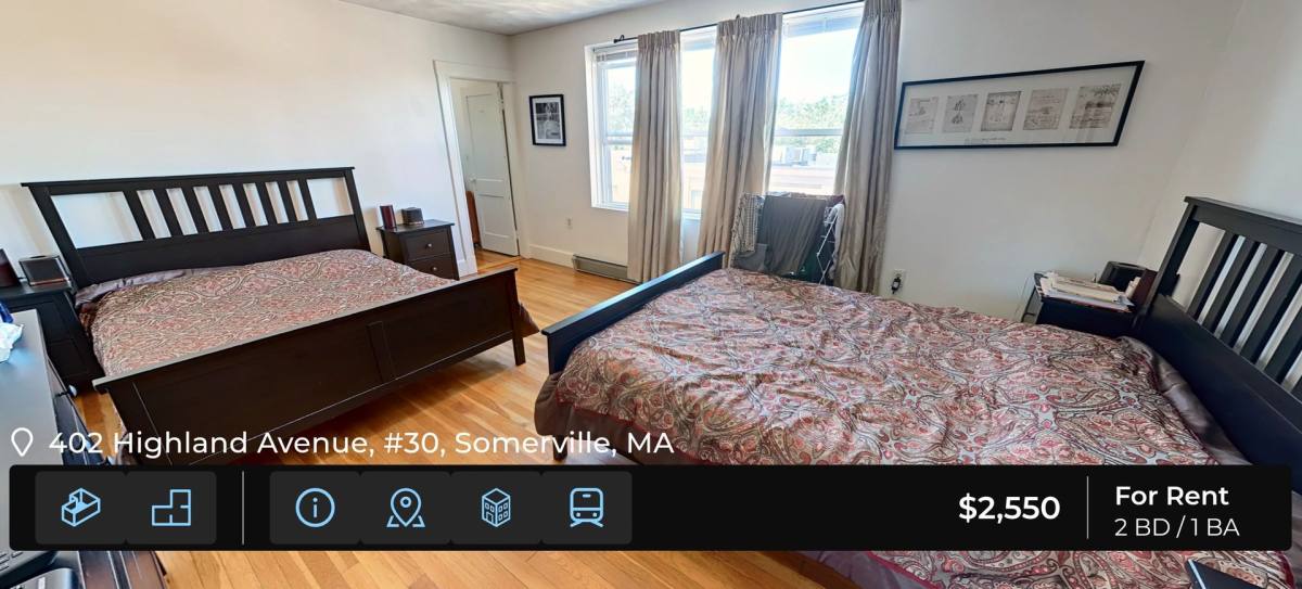 Apartment for rent at 402 Highland Ave #13, Somerville, MA 02144
