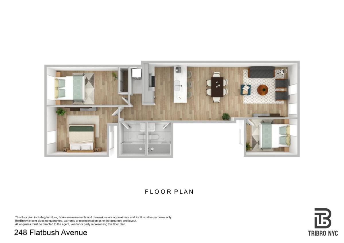 Apartment for rent at 1248 Flatbush Ave #3, Brooklyn, NY 11226