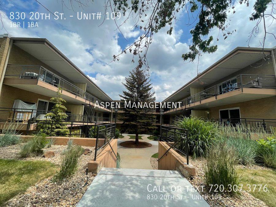 Apartment for rent at 830 20th St #109, Boulder, CO 80302
