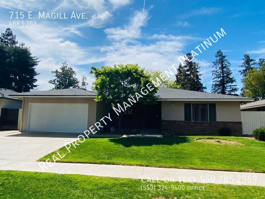 House for rent at 715 E Magill Ave, Fresno, CA 93710
