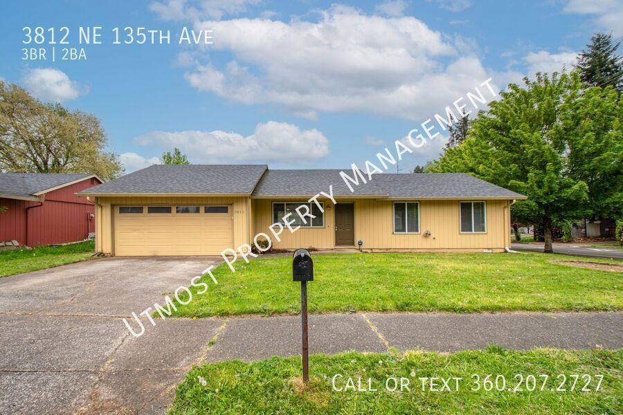 House for rent at 3812 NE 135th Ave, Vancouver, WA 98682