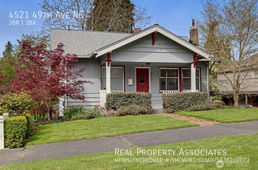 House for rent at 4521 49th Ave NE, Seattle, WA 98105