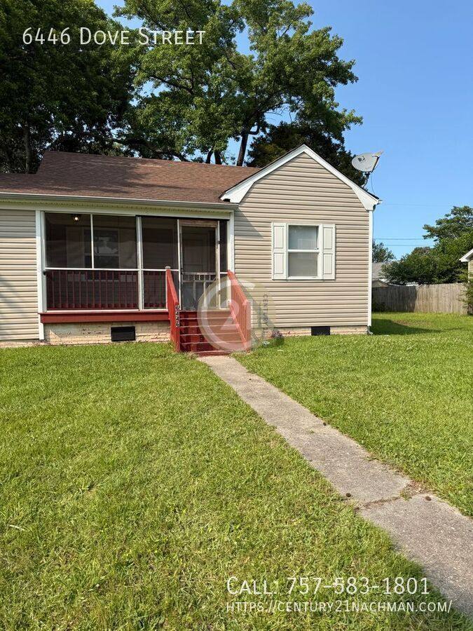 House for rent at 6446 Dove St, Norfolk, VA 23513
