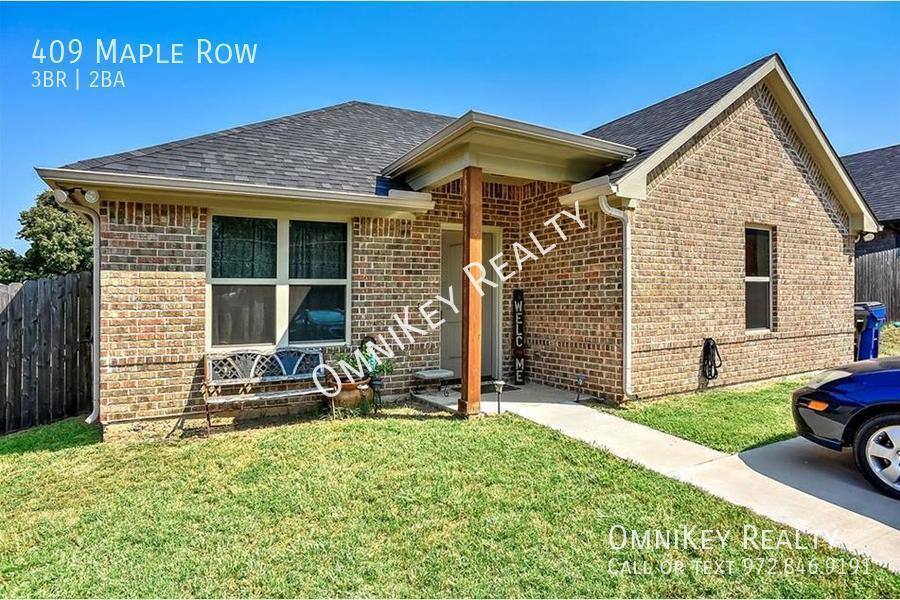 House for rent at 409 Maple Row, Denison, TX 75021