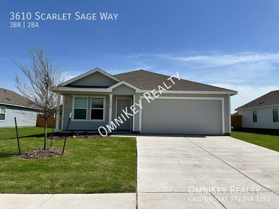 House for rent at 3610 Scarlet Sage Way, Sherman, TX 75092