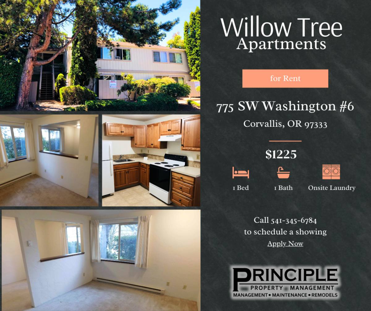 Apartment for rent at 775 SW Washington, Corvallis, OR 97333