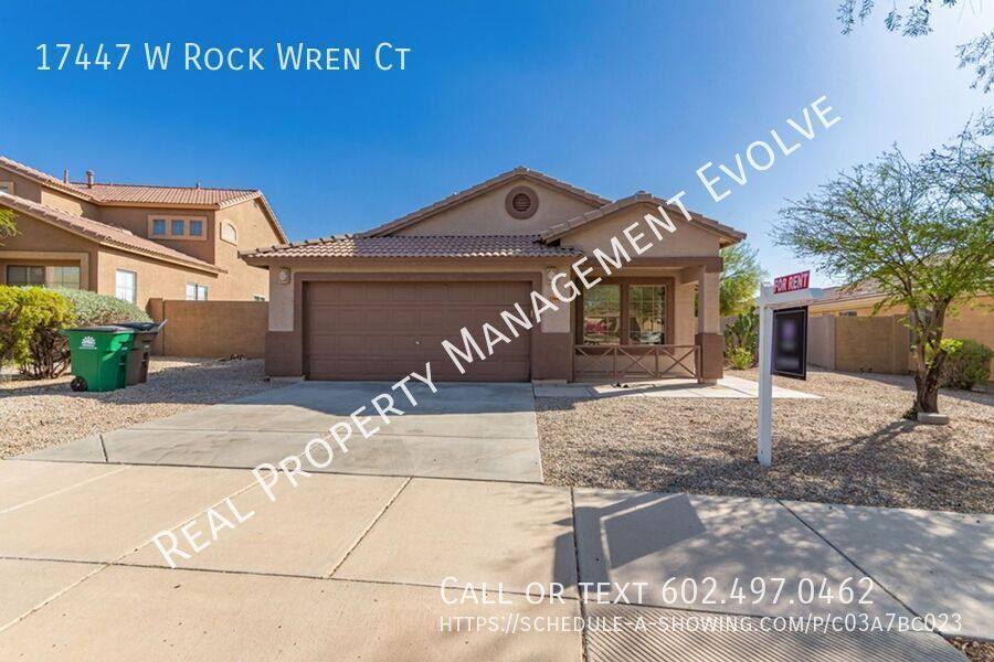 House for rent at 17447 W Rock Wren Court, Goodyear, AZ 85338