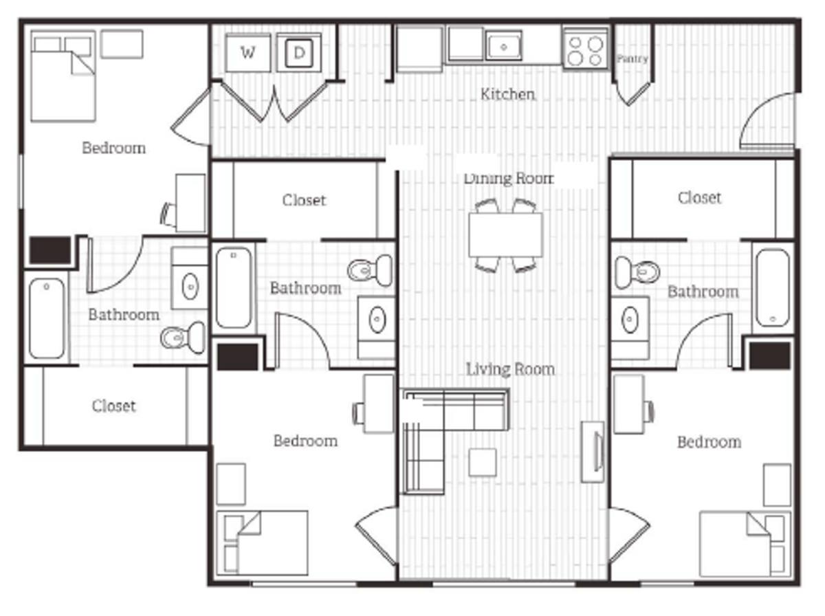 Apartment for rent at 680 6th Ave NE, Tuscaloosa, AL 35404