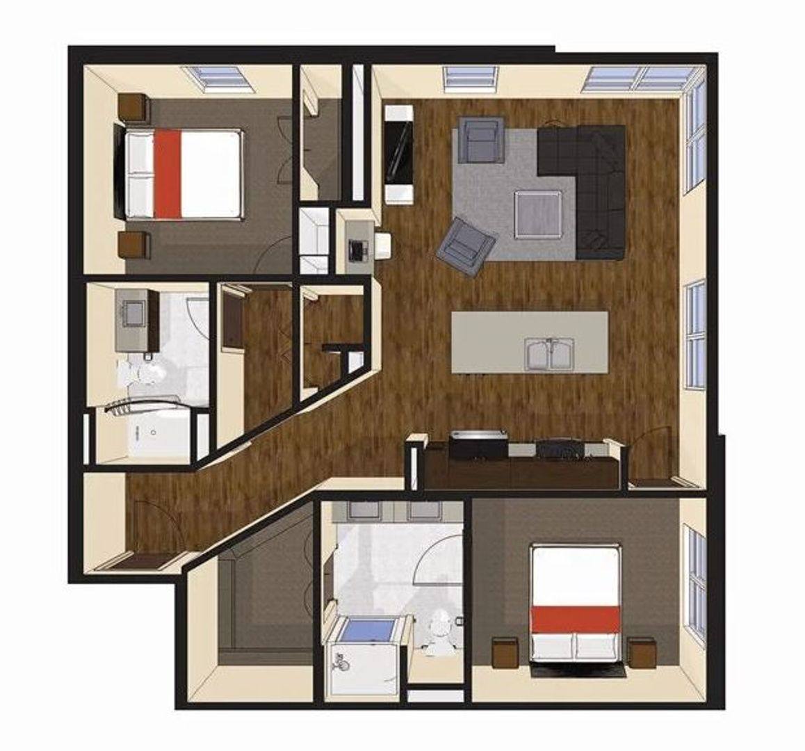 Apartment for rent at 1222 4th Ave N, Fargo, ND 58102