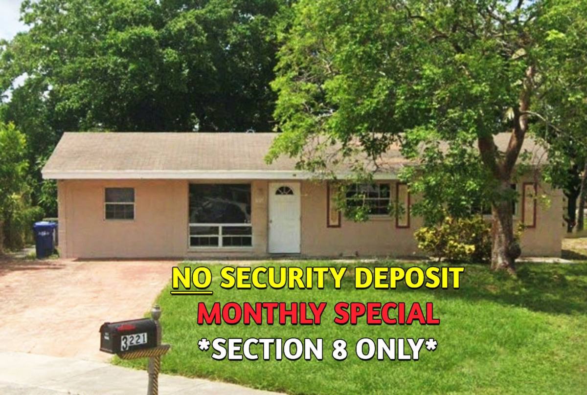 House for rent at 3221 NW 14 Court, Fort Lauderdale, FL 33311