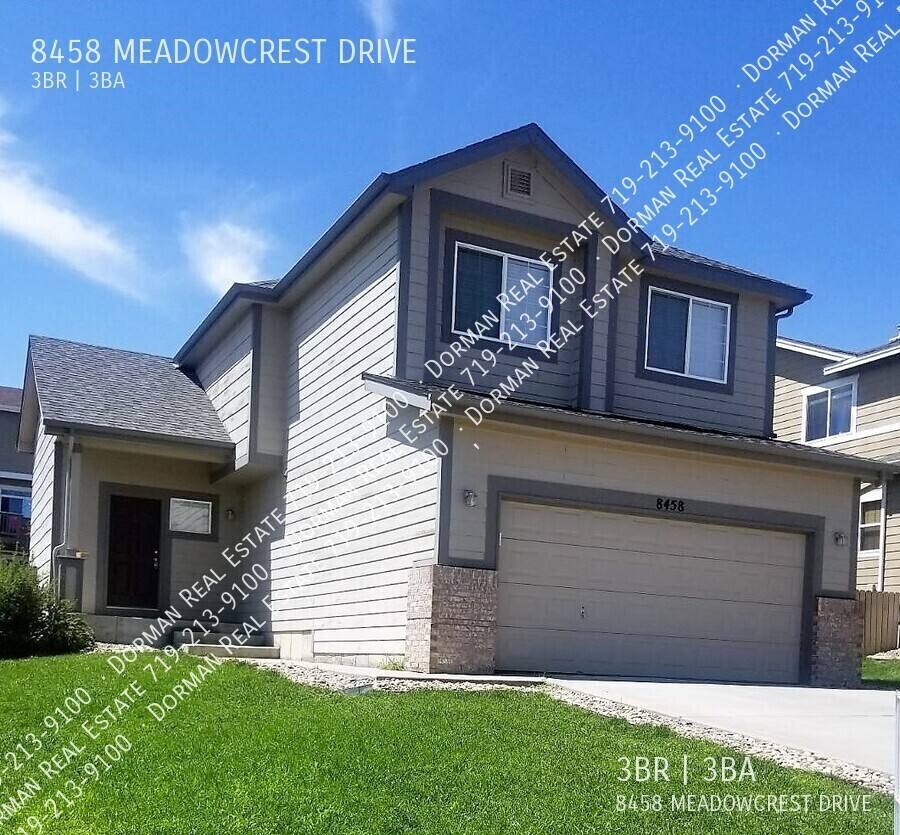 House for rent at 8458 Meadowcrest Dr, Fountain, CO 80817
