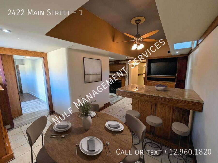Apartment for rent at 2422 Main St #1, Pittsburgh, PA 15235