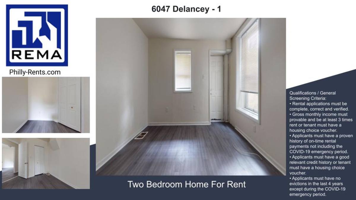 Apartment for rent at 6047 Delancey, Philadelphia, PA 19143