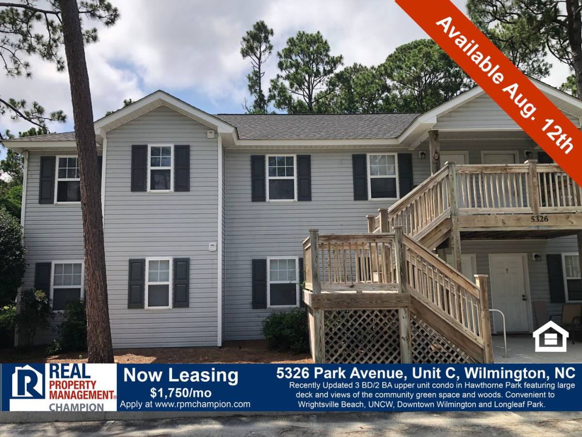 Condo for rent at 5326 Park Ave, Wilmington, NC 28403