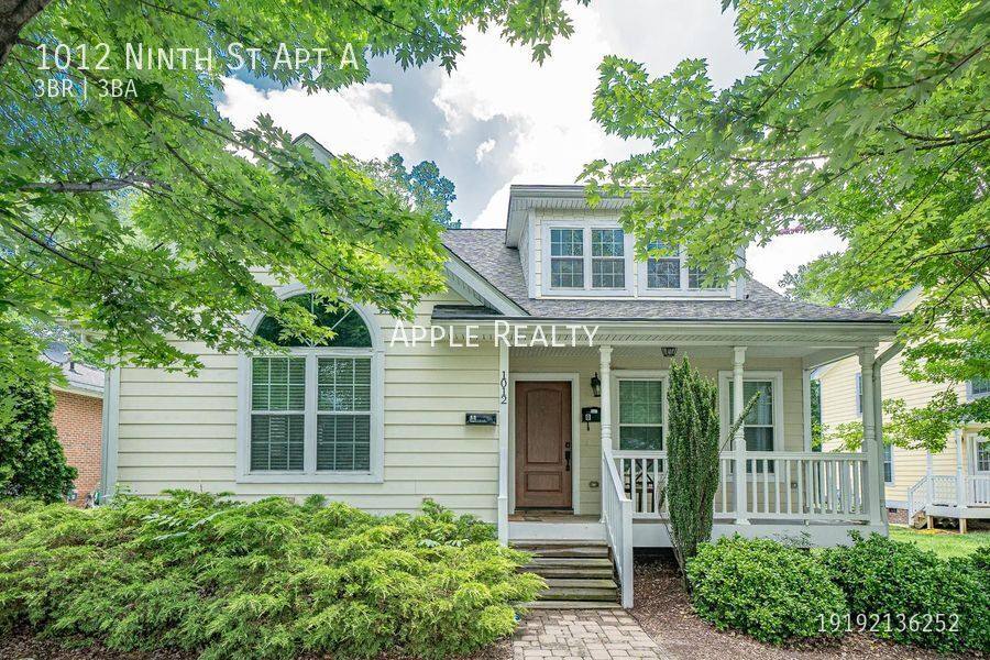 House for rent at 1012 Ninth St #A, Durham, NC 27705