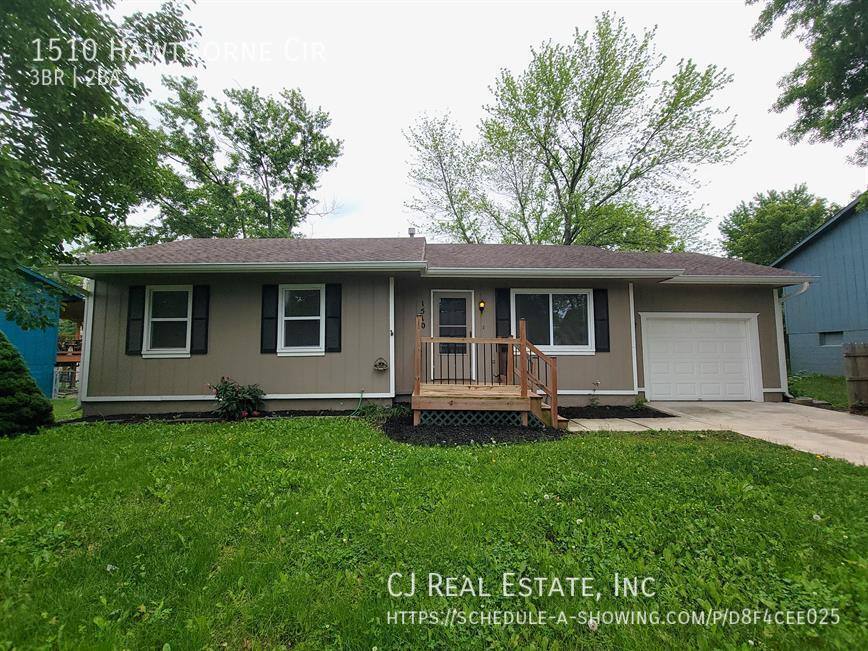House for rent at 1510 Hawthorne Circle, Pleasant Hill, MO 64080