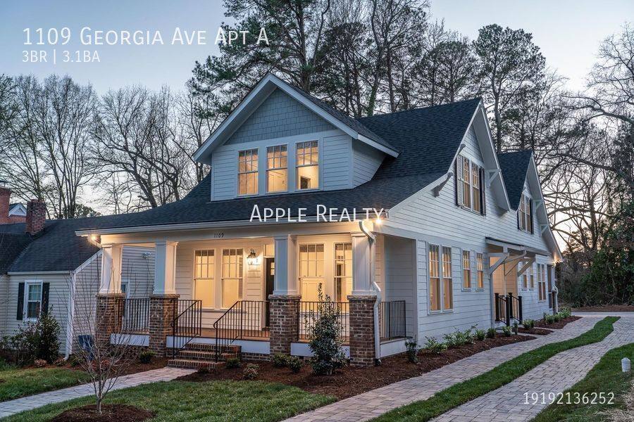House for rent at 1109 Georgia Ave #A, Durham, NC 27705
