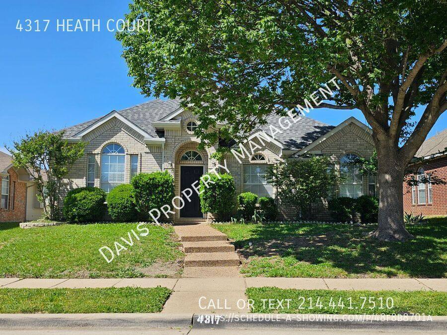 House for rent at 4317 Heath Court, Plano, TX 75024