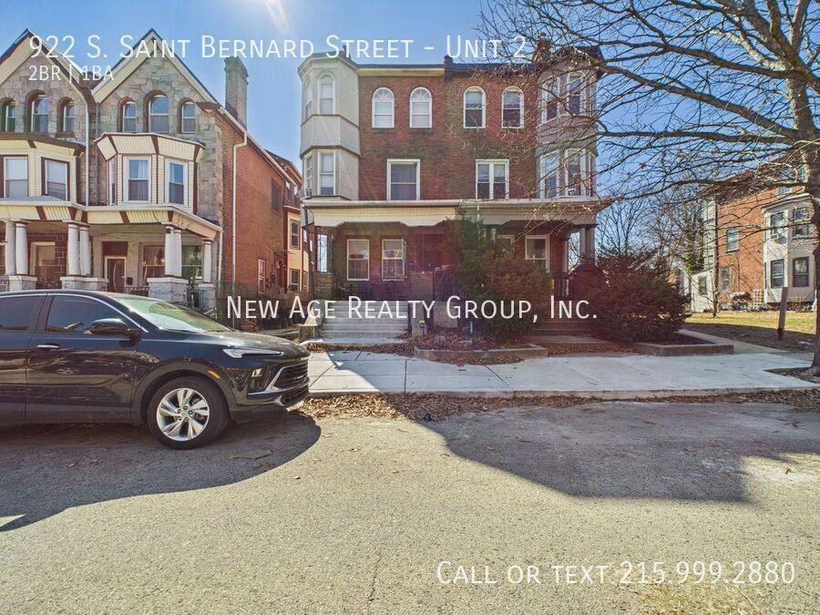 Apartment for rent at 922 S Saint Bernard St #2, Philadelphia, PA 19143