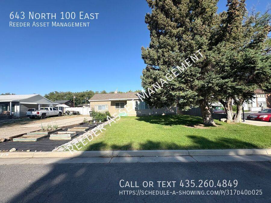 House for rent at 643 N 100 E, Brigham City, UT 84302
