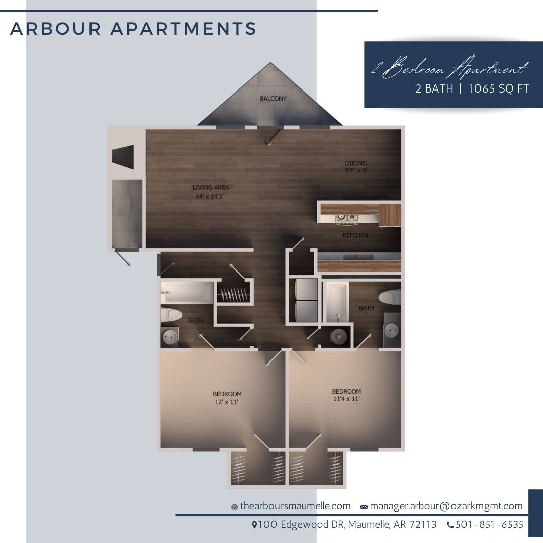 Apartment for rent at 100 Edgewood Dr, Maumelle, AR 72113