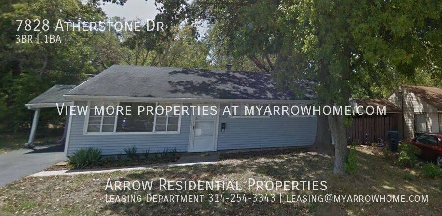 House for rent at 7828 Atherstone Dr, Saint Louis, MO 63121