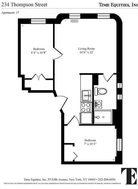 Apartment for rent at 234-236 Thompson St #17, New York, NY 10012