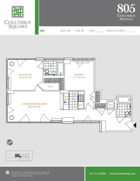 Apartment for rent at 805 Columbus Ave #11F, New York, NY 10025
