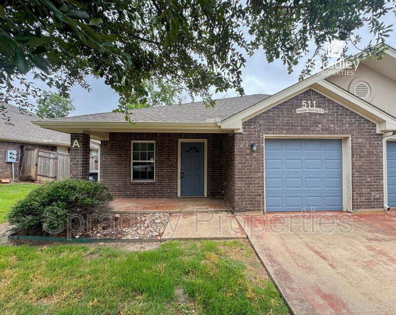 Townhouse for rent at 511A Pepper Spring Court, Temple, TX 76502