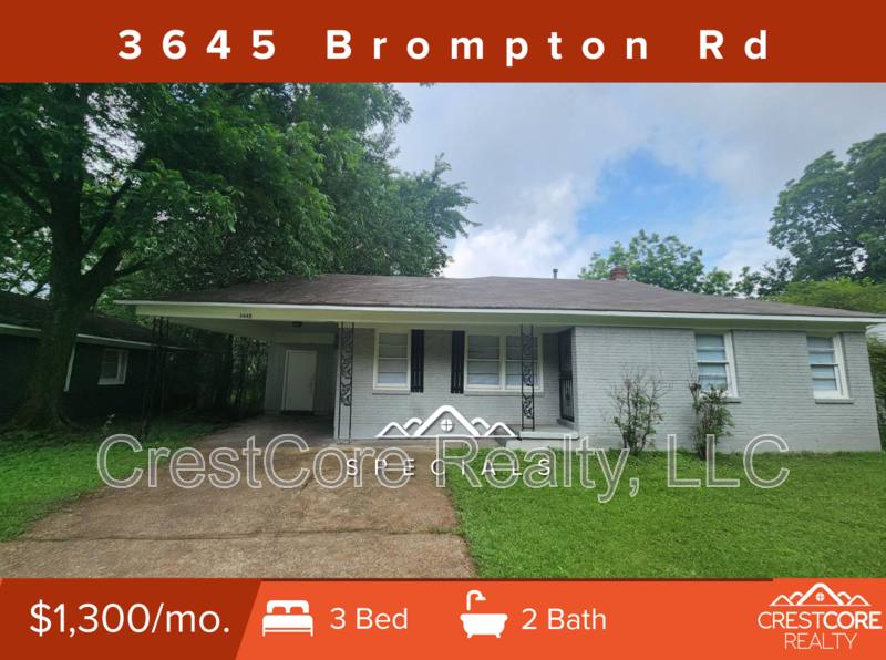 House for rent at 3645 Brompton Rd, Memphis, TN 38118