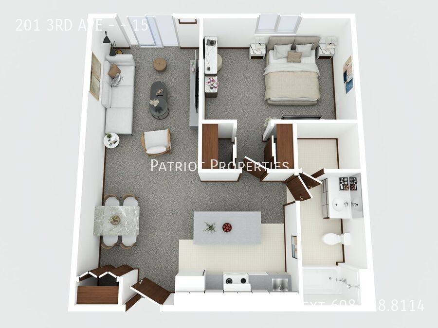 Apartment for rent at 201 3rd Ave #15, Monroe, WI 53566