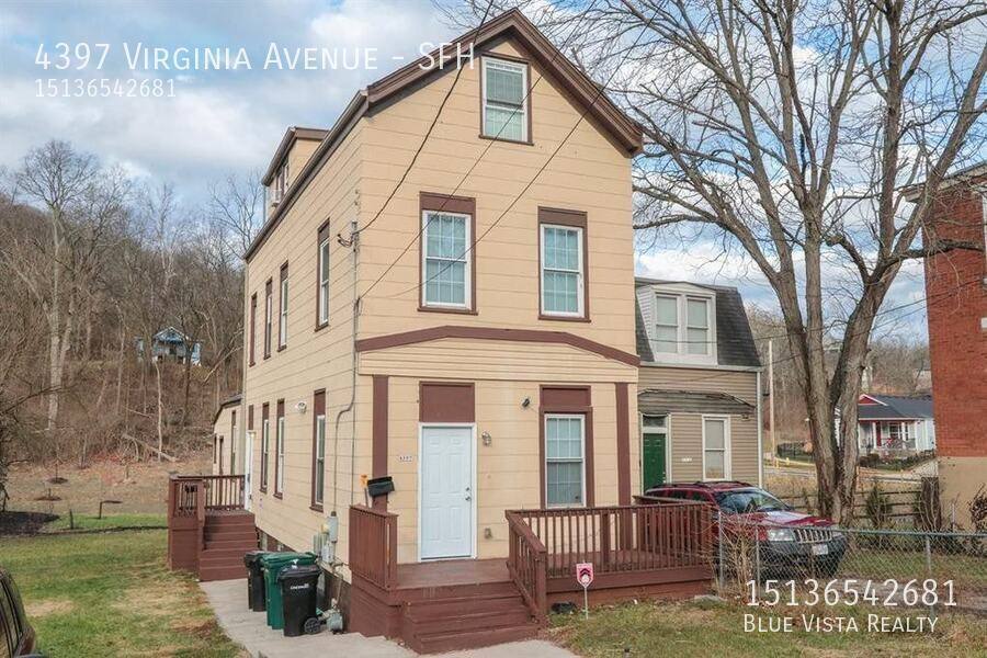 House for rent at 4397 Virginia Ave #SFH, Cincinnati, OH 45223