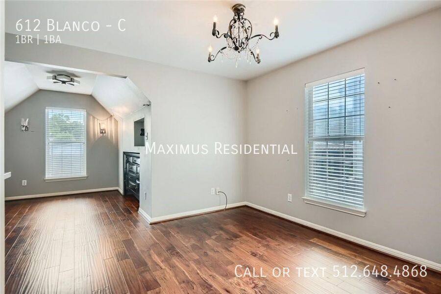 Apartment for rent at 612 Blanco #C, Austin, TX 78703