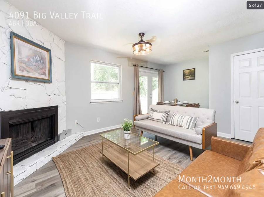 House for rent at 4091 Big Valley Trail, Stone Mountain, GA 30083