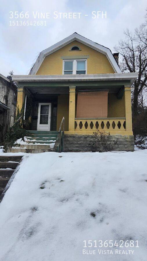 Apartment for rent at 3566 Vine St #SFH, Cincinnati, OH 45220