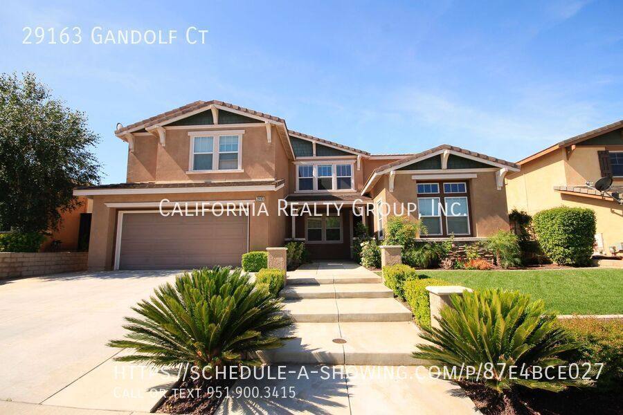 House for rent at 29163 Gandolf Court, Murrieta, CA 92563