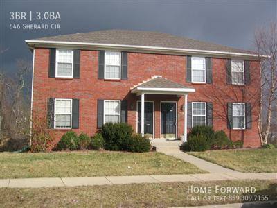 Townhouse for rent at 646 Sherard Circle, Lexington, KY 40517