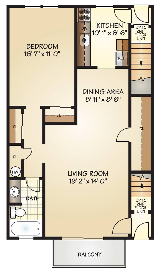Apartment for rent at 33 Willow Dr, Asbury Park, NJ 07712