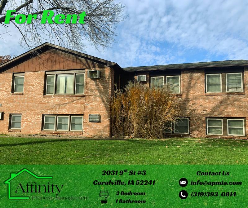 Apartment for rent at 2031 9th St #3, Coralville, IA 52241