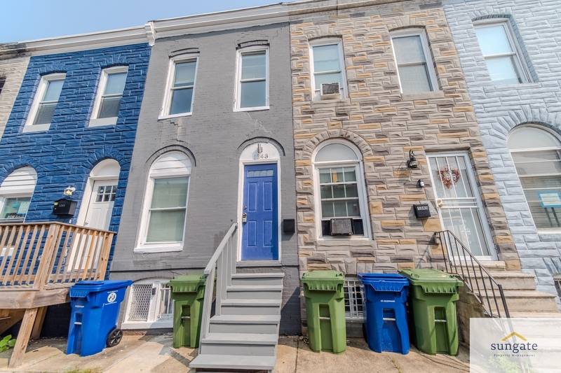 Townhouse for rent at 1343 Sargeant St, Baltimore, MD 21223