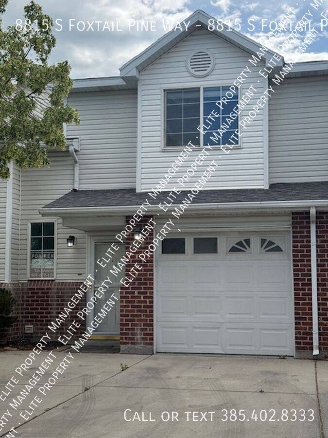 Townhouse for rent at 8815 S Foxtail Pine Way, West Jordan, UT 84088