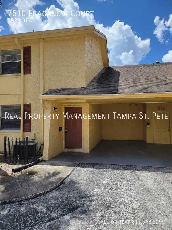 Townhouse for rent at 7510 Fragancia Court, Tampa, FL 33615
