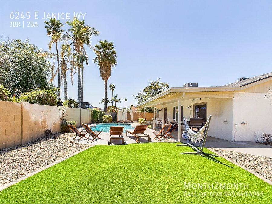 House for rent at 6245 E Janice Way, Scottsdale, AZ 85254