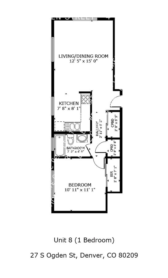 Apartment for rent at 27 S Ogden St, Denver, CO 80209