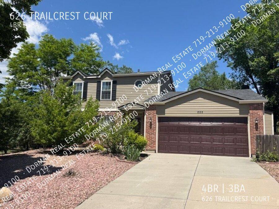 House for rent at 626 Trailcrest Court, Colorado Springs, CO 80906